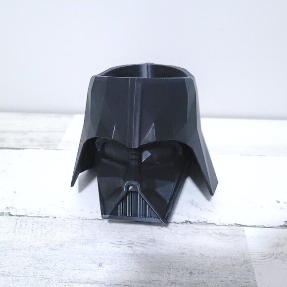 Darth Vader Planter - Low Poly Darth Vader - Star Wars Themed Planter - Picture 7 of 7